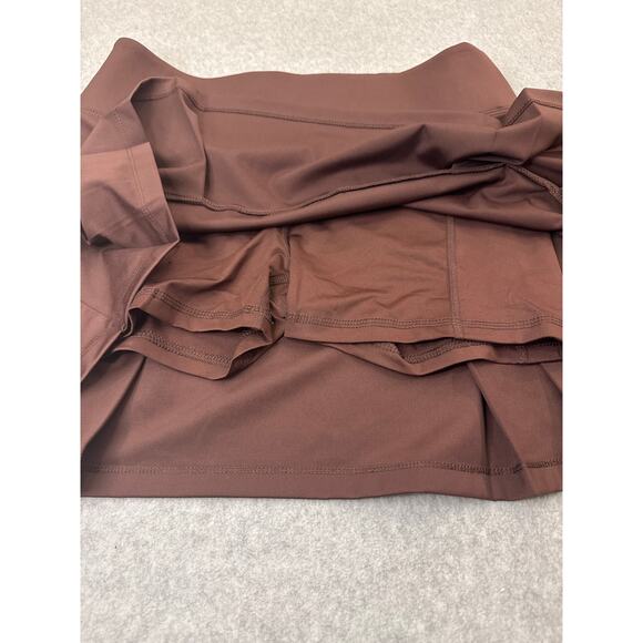 Sigrid Olsen Golf & Tennis Brown Pleated Skort UPF 50 Small Stretch Activewear - Picture 7 of 9